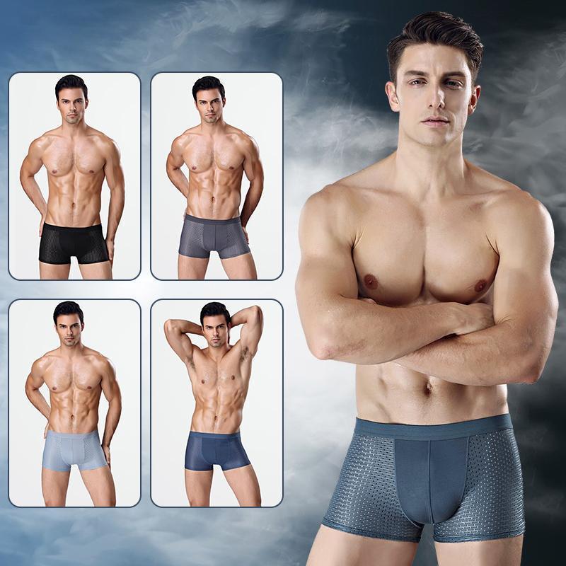 Libiyi-Summer Men's Fashion New Ice Silk Modal Underwear