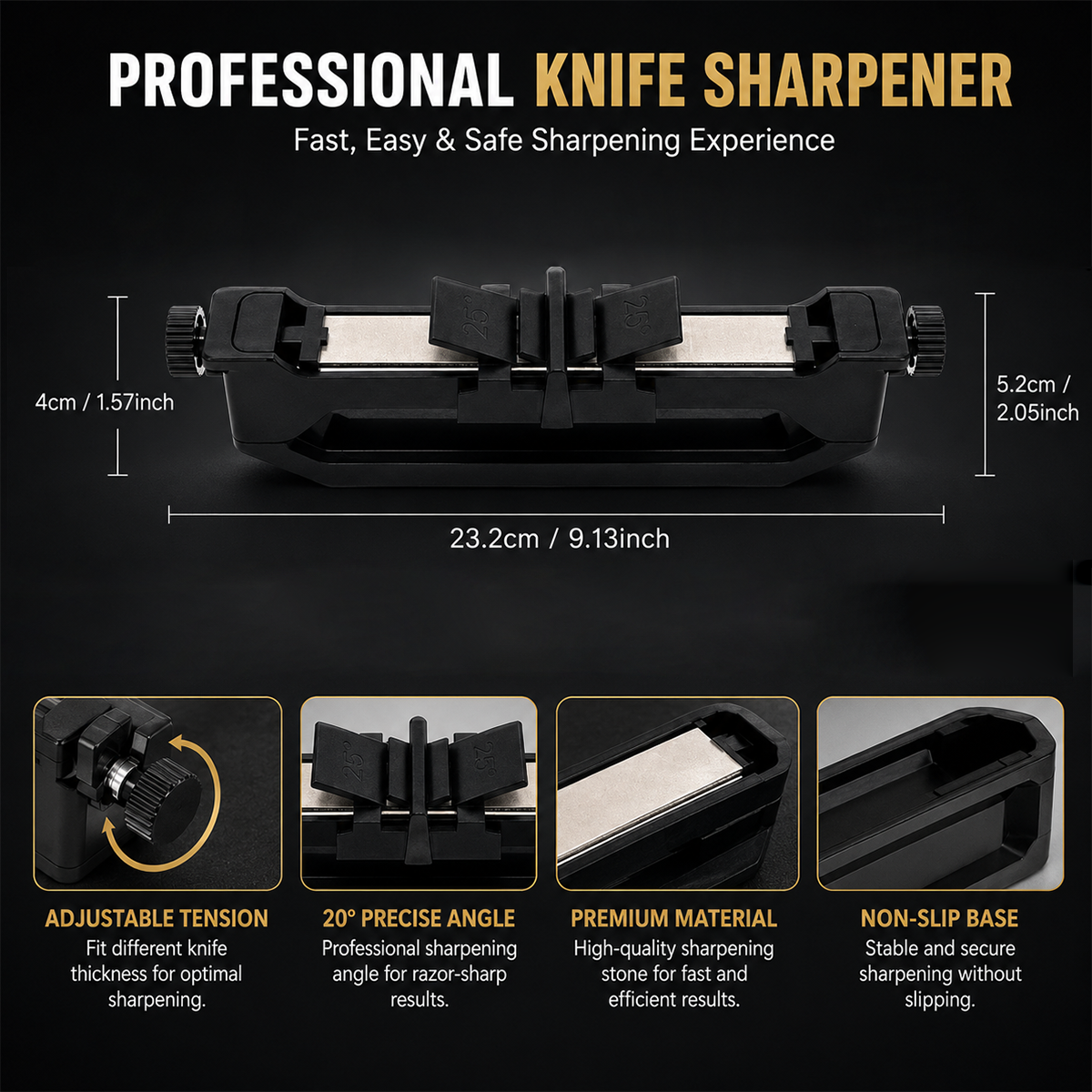 Portable Precision Knife Sharpener