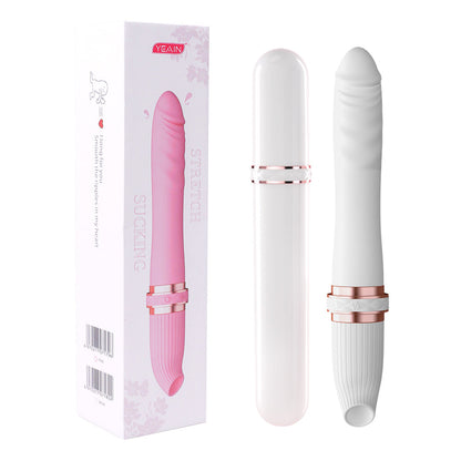 Lurevibe - Telescoping Vibrator Female 10 Frequency Variable Sex Machine Clitoris Vibrador