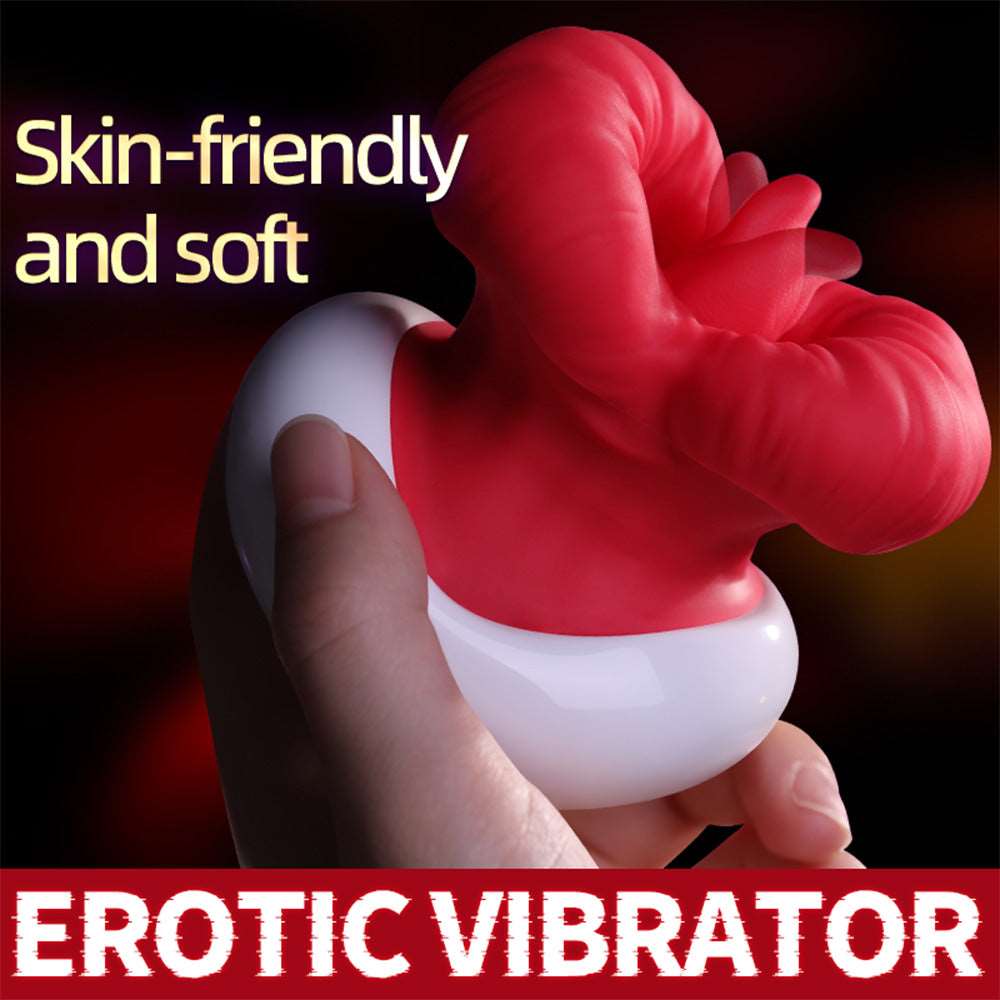 Lurevibe - Big Mouth Upgraded Tongue Licking Vibrator for Women with 8 Vibrating Tongue Licking Modes