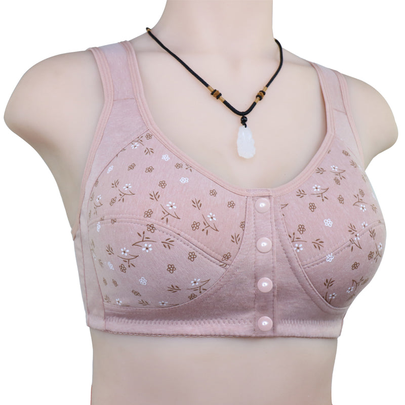 Libiyi-Convenient Front Button Bra