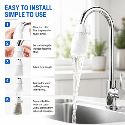 Faucet Filter Cotton Bags - Universal