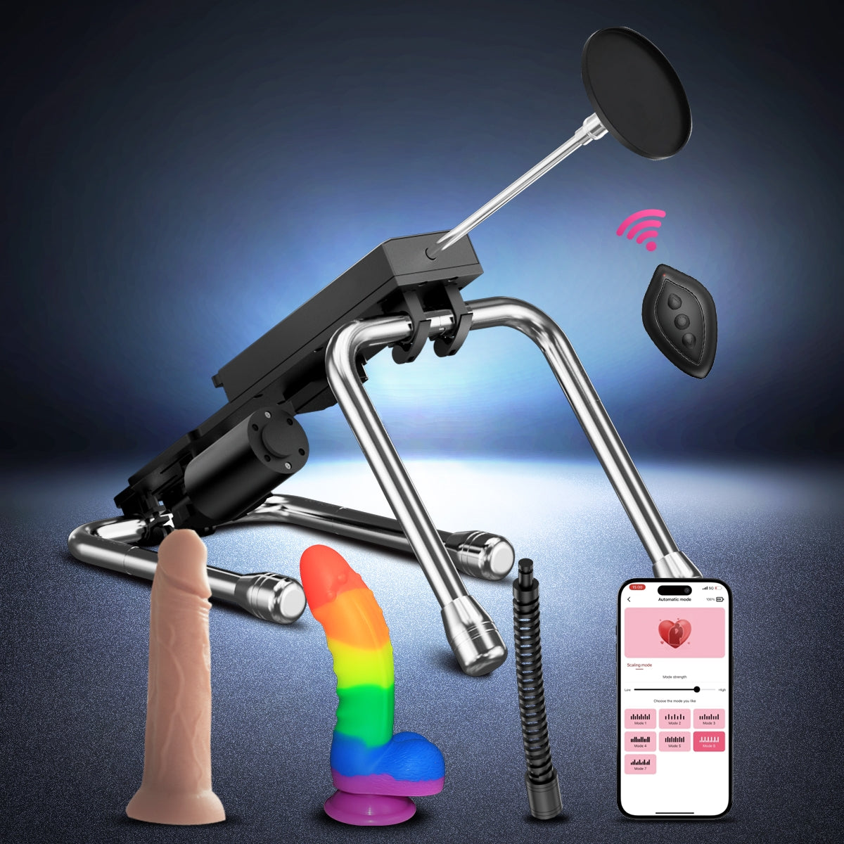 SHEYAY Electronic Dog Female Sex Machine Multiple Accessories