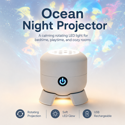 Dynamic Rotating LED Projector Light