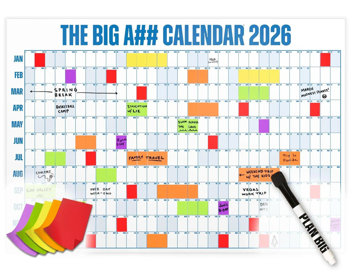 The Big Bright Calendar Kit 2026 📅
