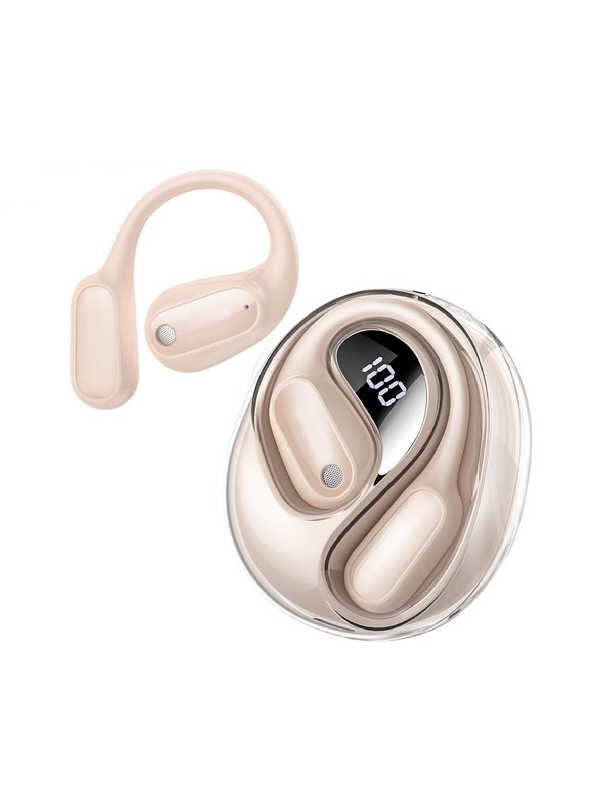 Wireless Bluetooth Earphones – Long Battery, Call & Music, LED Display, AI Translation