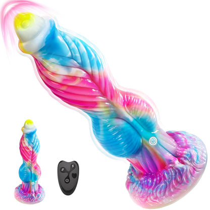 Phoenix 7 Thrusting Vibrating Big Sucker Monster Dildo 10.23 Inch