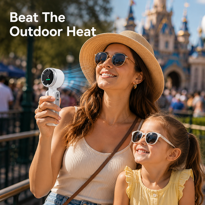 Foldable High-Speed Turbo Handheld Fan