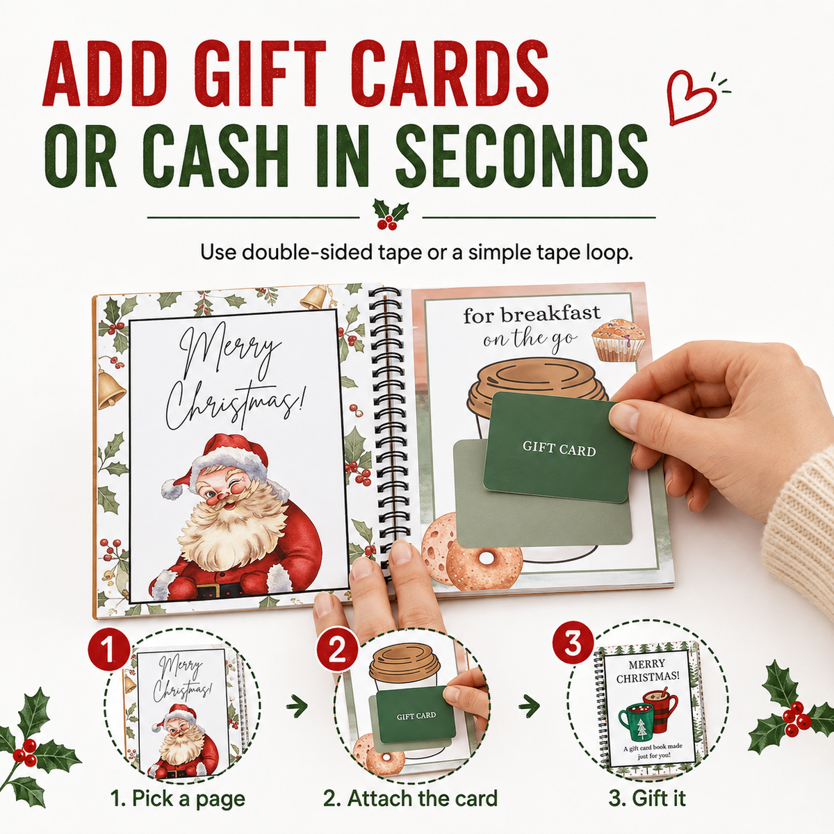 🎅 Christmas Gift Card Book