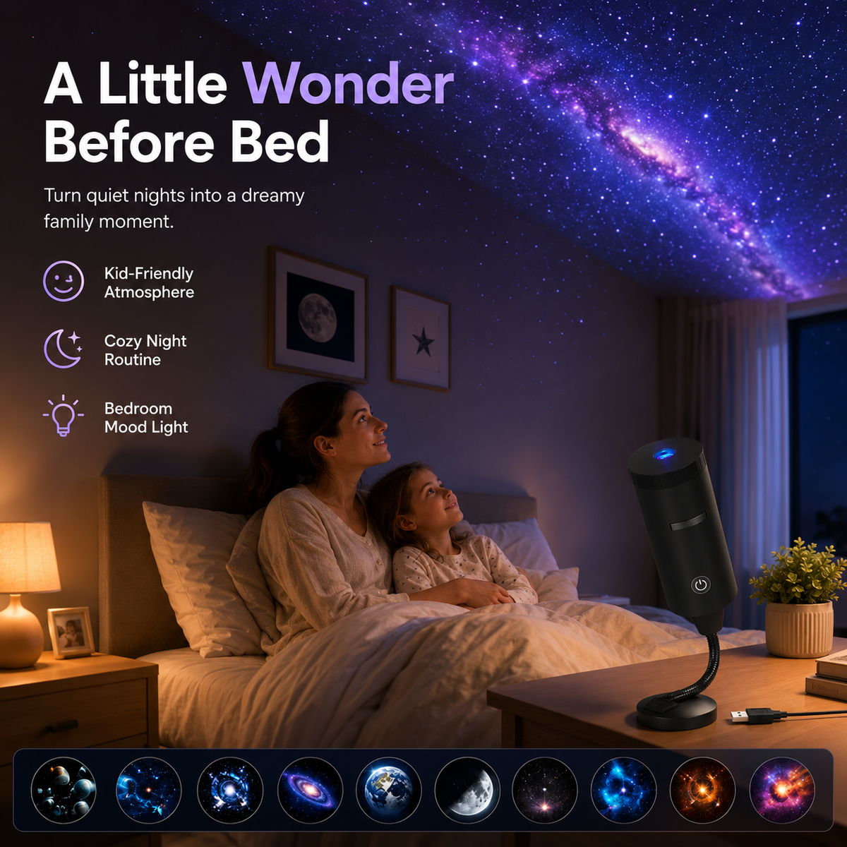 🌟 Plug-and-Play HD Star Projecto