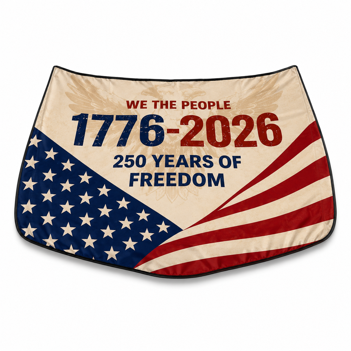 🇺🇸 Universal American Hood Flag Cover - Fits Most Cars, SUVs & Pickups