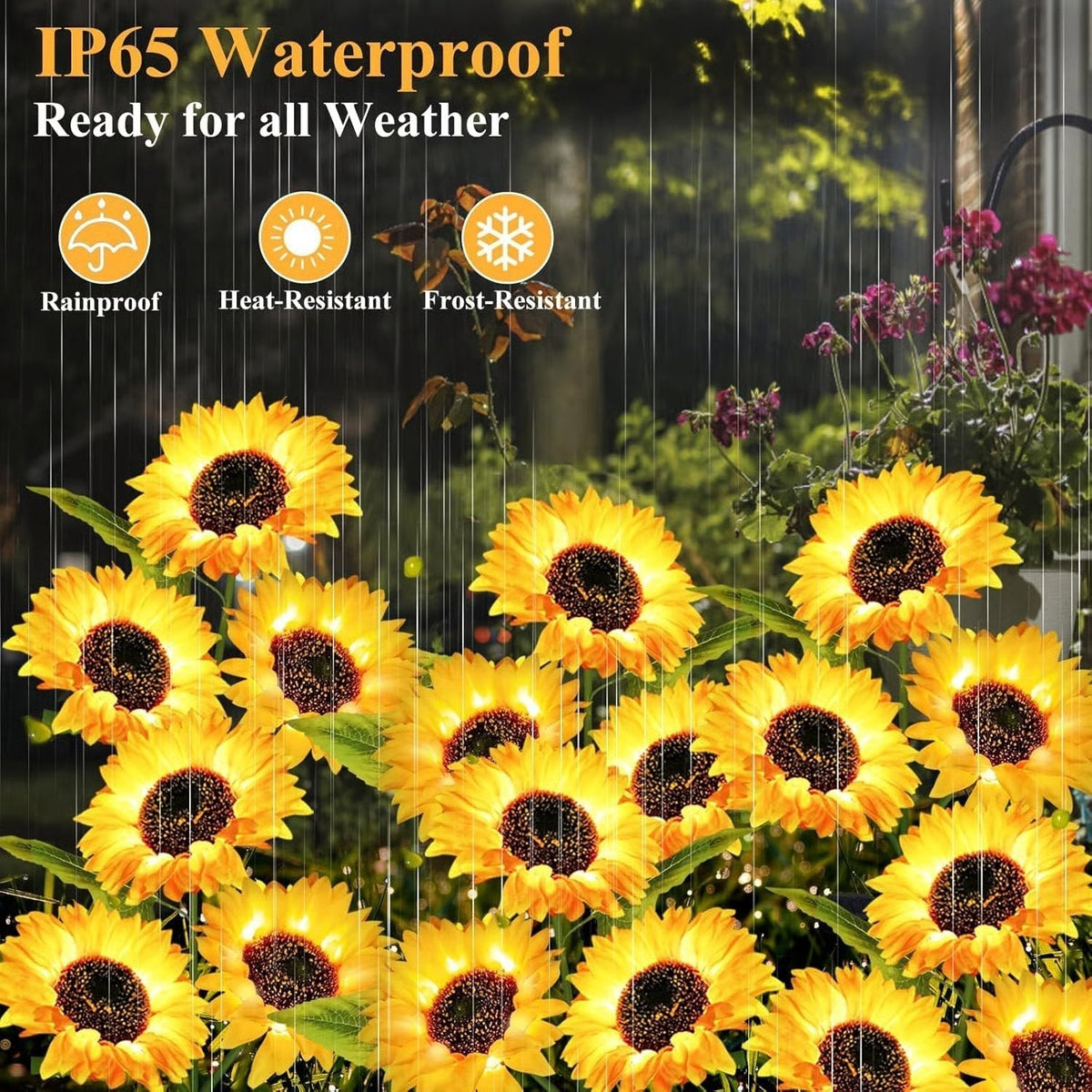 🌻Sunflower Solar Powered Lights for Garden