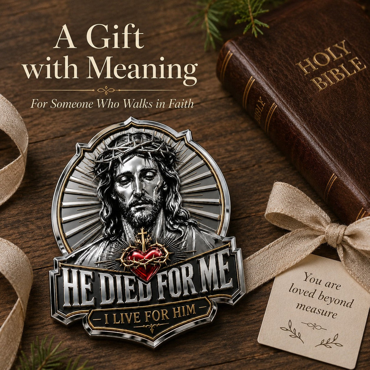He Died For Me Emblem