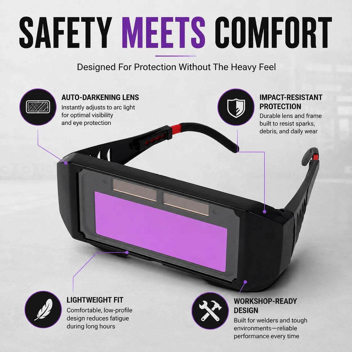 Industrial Safety Welding Glasses
