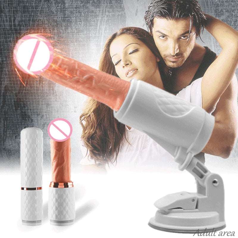 Lurevibe - Automatic Telescopic Gun, Women's Vibrating Rod, Massage, Masturbation, Investment Promotion, One Piece, Issued On Behalf