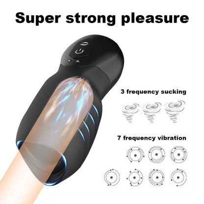 Lurevibe - Dragon Suction Trainer Male Masturbator Oral Vaginal Penis Vibrator