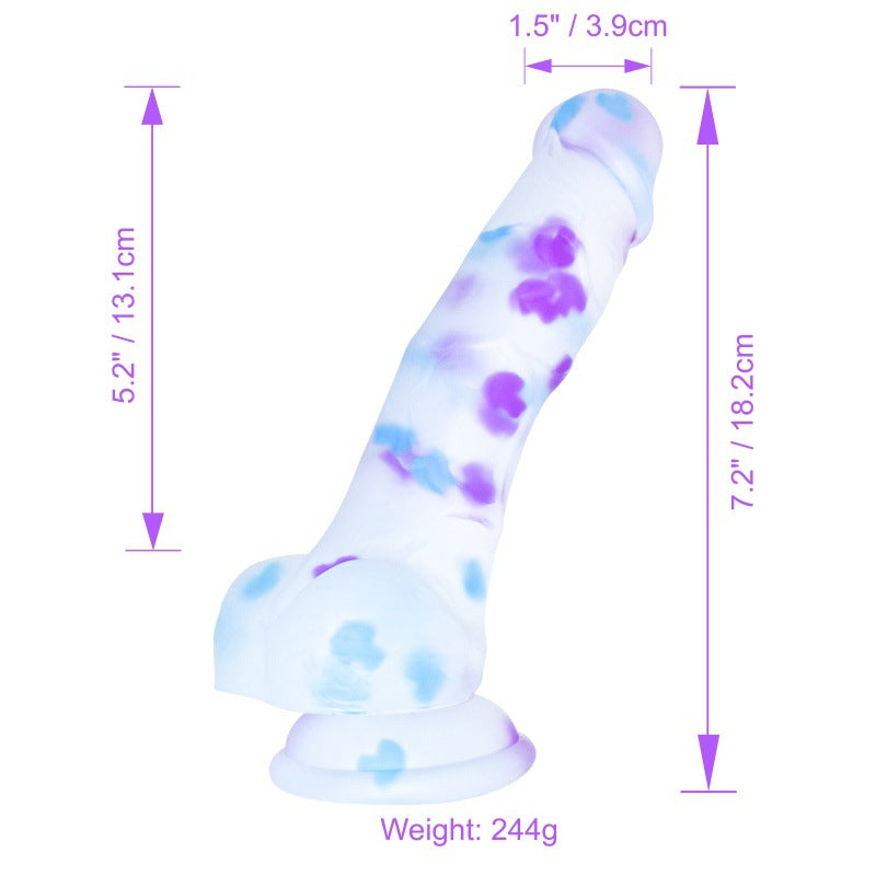 Jelly Transparent Silicone Dildos realistic Penis with Suction Cup