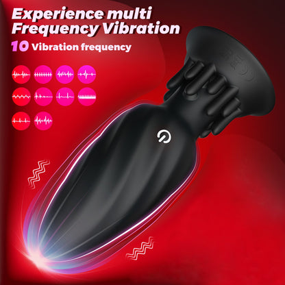 APP - Controlled Rotating Anal Plug  9 Modes Waterproof  Quiet