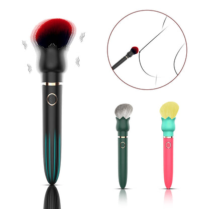 Makeup Brush 10 Frequency Vibration Masturbation Stick