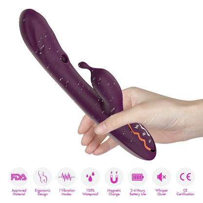 Lurevibe - 7-Frequency G-Spot Suction Vibrator