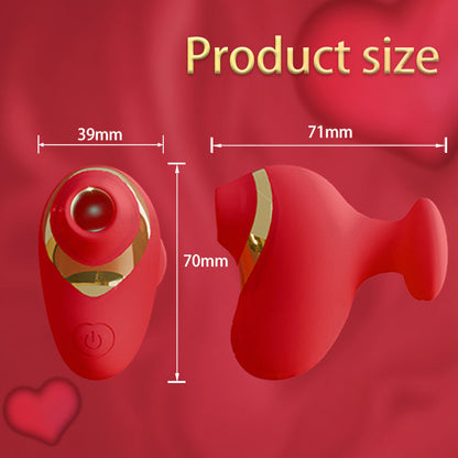 Love Shape Finger Sucking Vibrator Clitoris Stimulation For Couple Foreplay