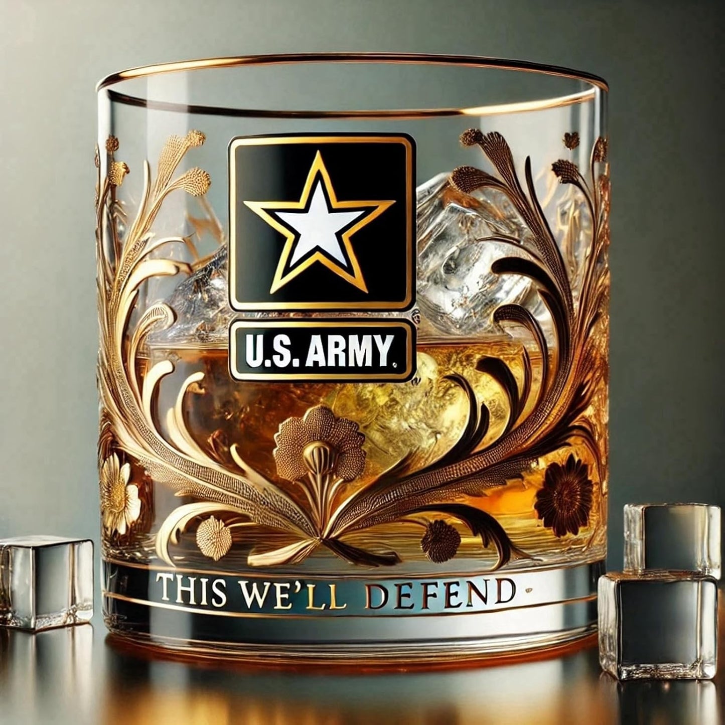 Libiyi Veteran Tribute Glass