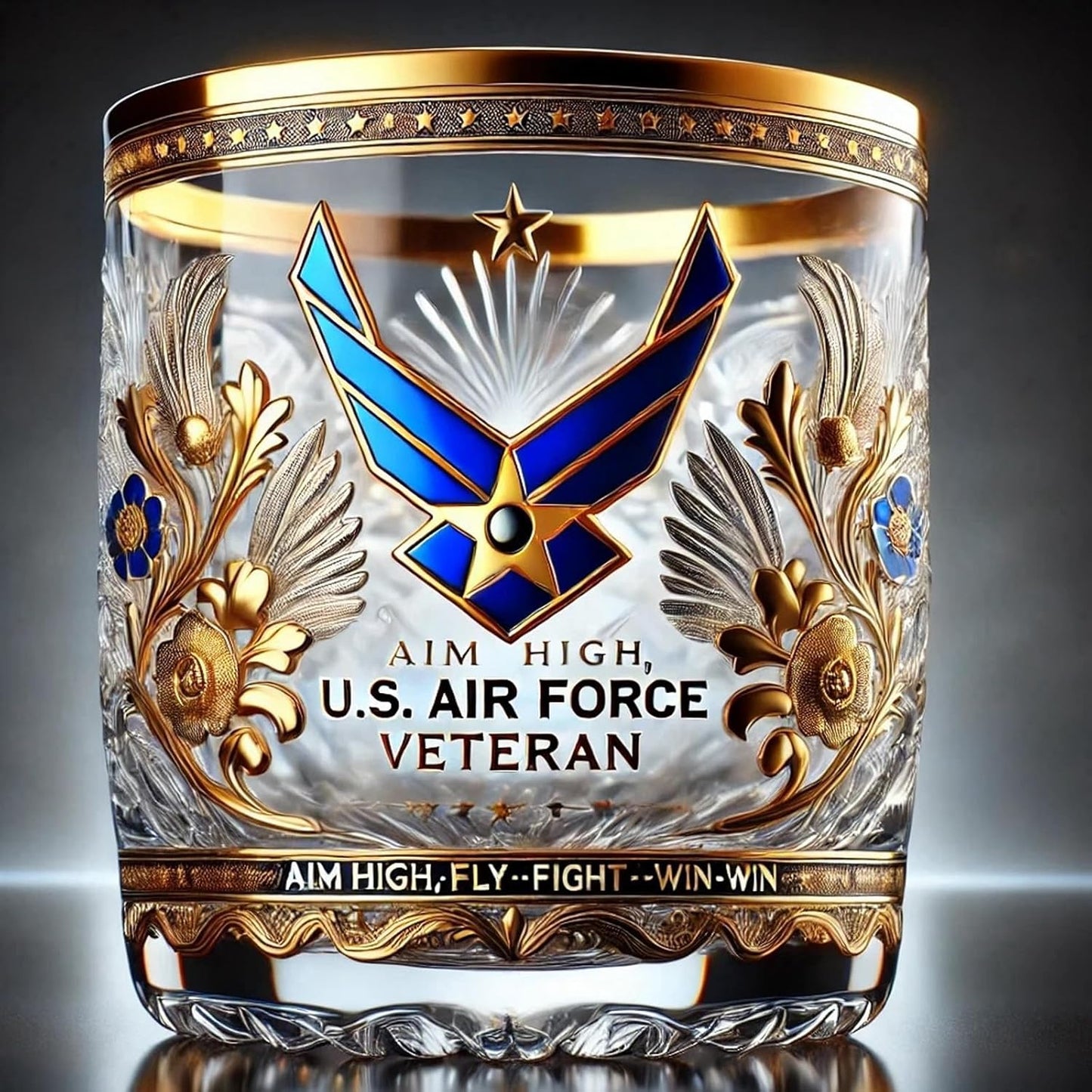 Libiyi Veteran Tribute Glass