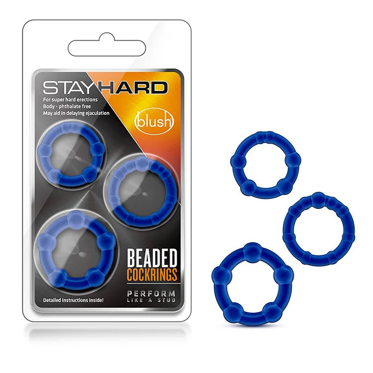 Lurevibe - Erection Enhancing Beaded Cock Rings Set