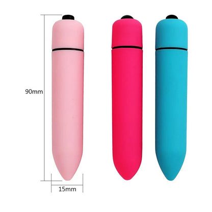 Lurevibe - Fun Vibrator Mini Bullet Jump Egg Ten Frequency Vibration Tip Frosted Bullet