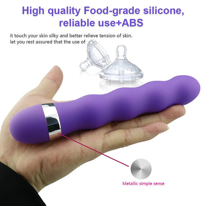 Lurevibe - Multi-speed G Spot Vagina Clitoris Anal Plug Dildo Vibrator