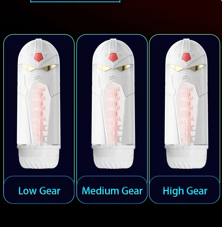 Lurevibe - App Remote Control Interactive Heated Thrusting Sucking Male Penis Stroker