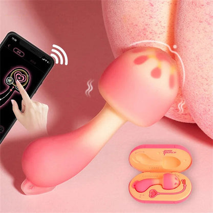 Lurevibe - Sunset Mushroom Vibrator G Spot Clitoris Vibrator With Charging Warehouse