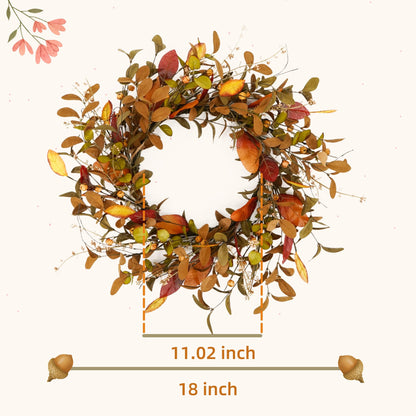 Fall wreath for the front door