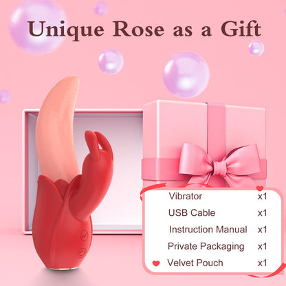 Lurevibe - Rose Rabbit Vibrator for Women