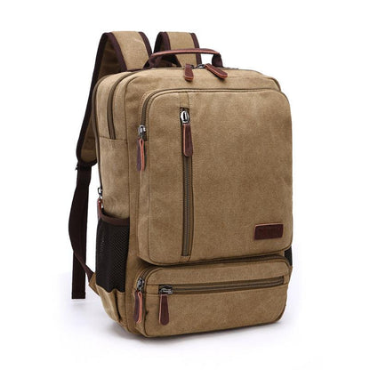 Camping Outdoor Travel Cotton Canvas Backpack