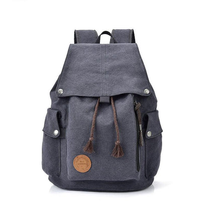 School Cotton Canvas Backpack for Laptop