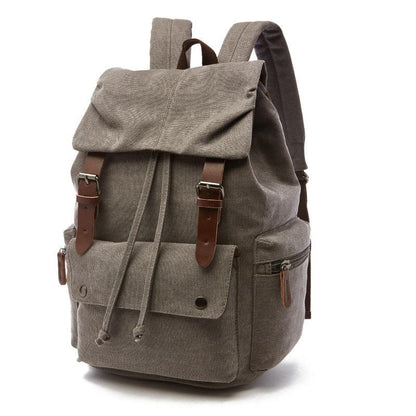 Travel and School Cotton Canvas Backpack for Laptop