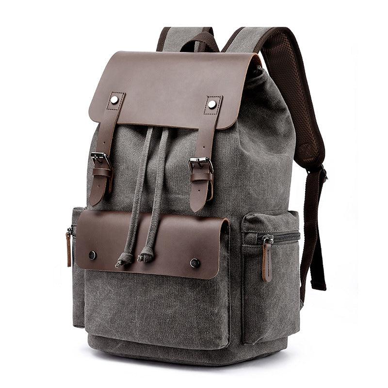 Outdoor Travel Cotton Canvas Backpack for Laptop