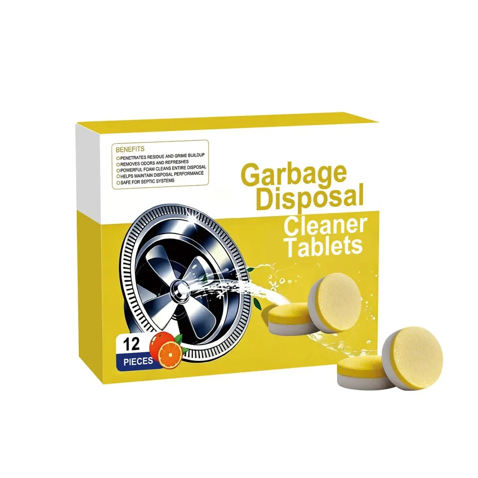 🍋Lemon-Scented Garbage Disposal Cleaning Tablets