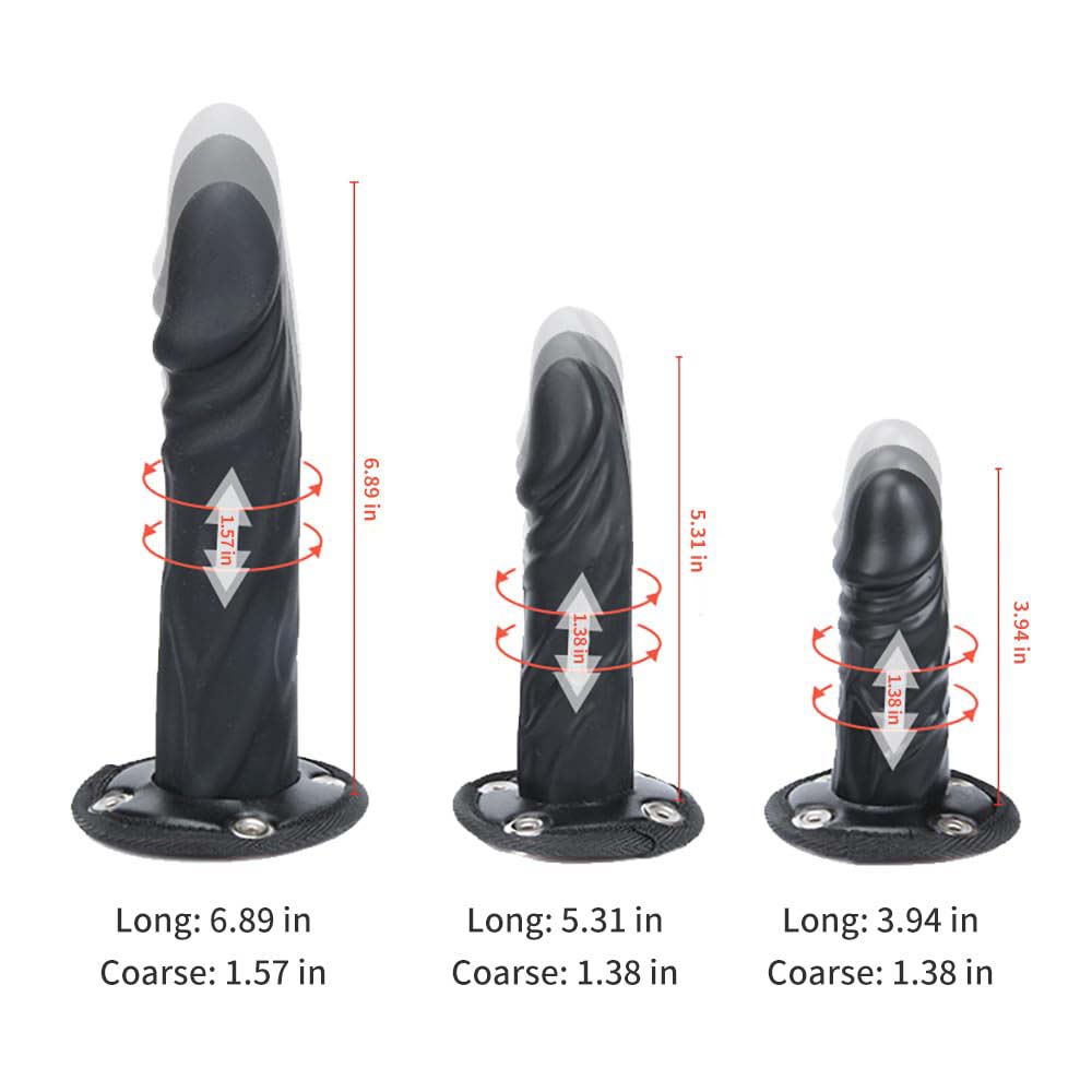 Wearable Removable Silicone G-Spot Stimulating Penis Dildo