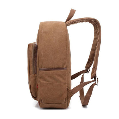 Vintage Canvas Backpack School