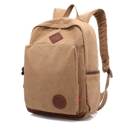 Vintage Canvas Backpack School