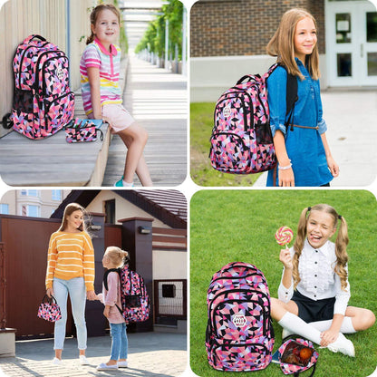 Woosir School Backpacks Set for Teen Girls