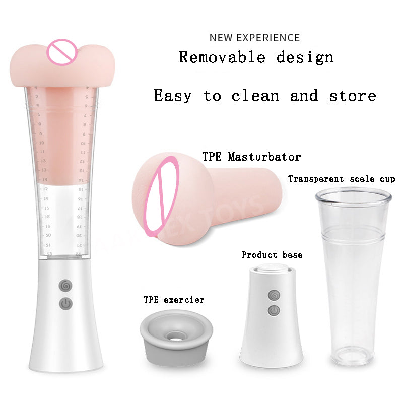 Lurevibe - Male Masturbation Cup Penis Extender Vacuum Pump