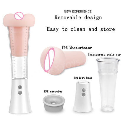 Lurevibe - Male Masturbation Cup Penis Extender Vacuum Pump