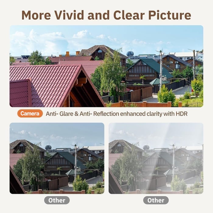 🎥crystal-clear 2K security camera 🌙Color Night Vision 🚨24/7 Recording & Smart Alerts