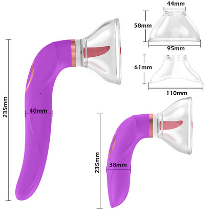 Lurevibe - Female Clitoral Sucking Tongue Vibrator