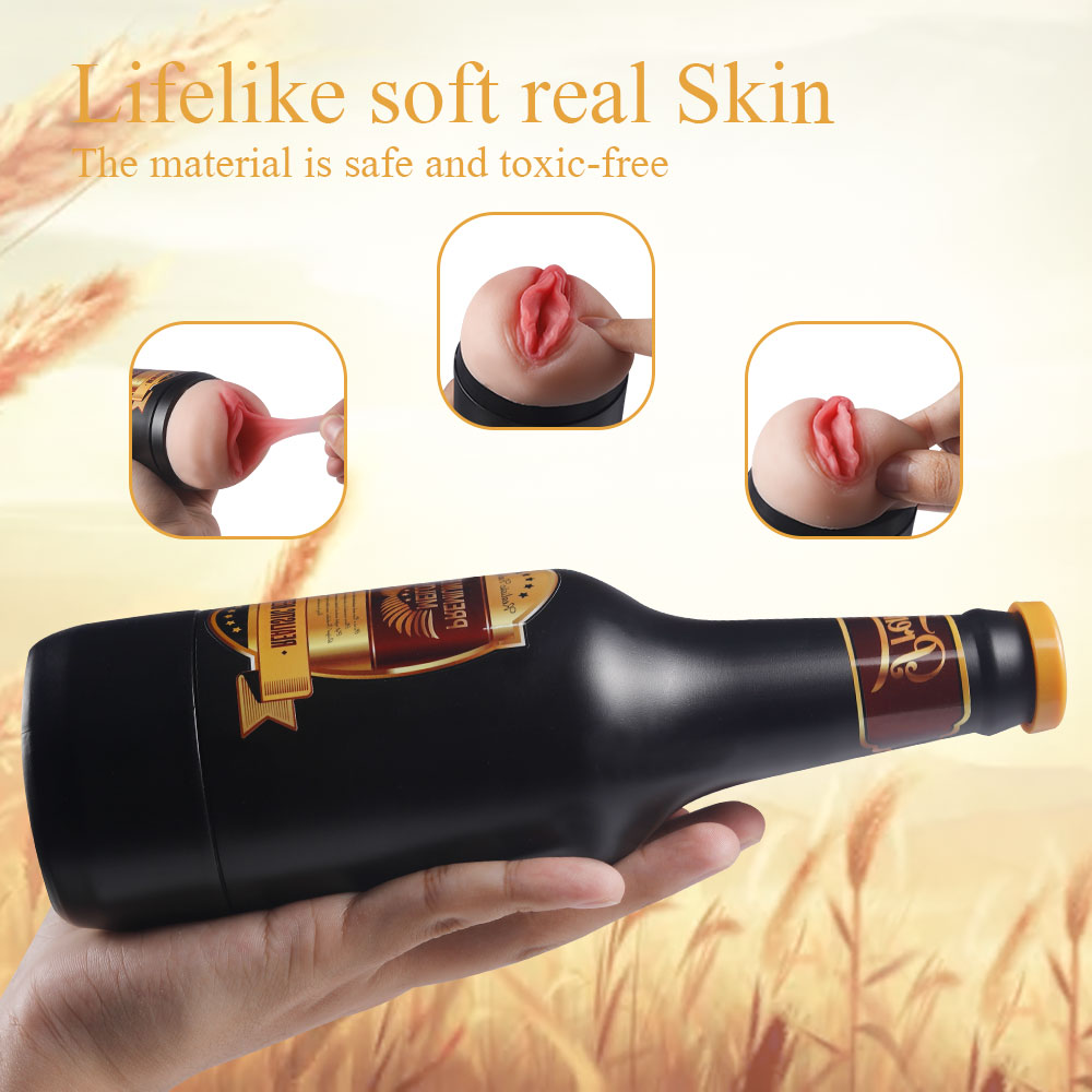 Lurevibe - Male Masturbator Erotic Toy Portable Beer Bottle