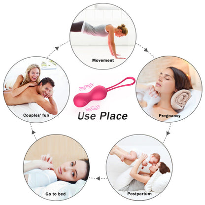 Lurevibe - Vibrating Eggs Vaginal Tighten Exercise Kegel balls G Spot Vibrators  Clitoris Stimulation for Women