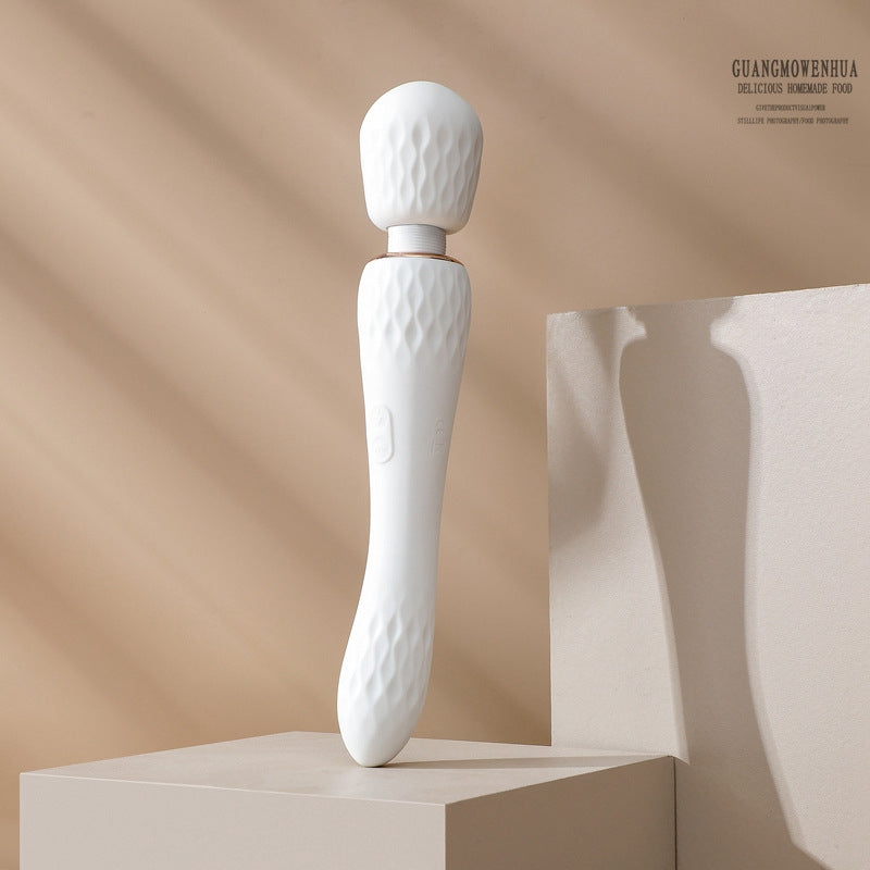 Lurevibe - Strong Shock Vibration Women's Masturbation Double Head Massage Stick